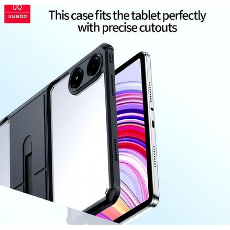 Θήκη TPU Anti-Drop with Stand Xiaomi Redmi Pad 6s Pro 12.4" Clear / Black