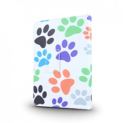 Θήκη Book Universal Case Color Track για Tablets 9"- 10" Paws