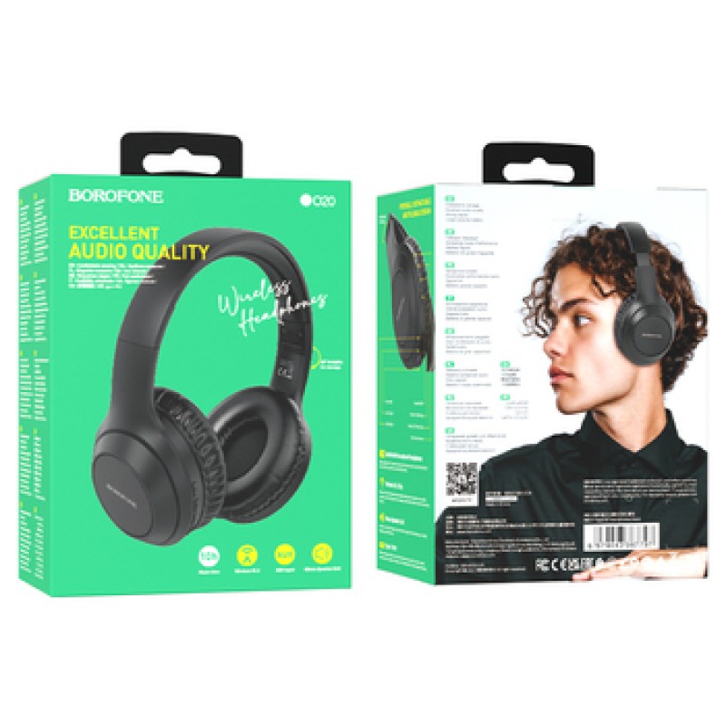 Ακουστικά Bluetooth Borofone Headphones BO20 Black