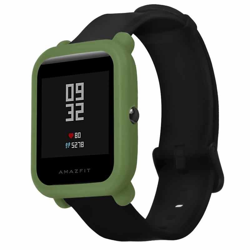 Silicone Protective Cover Amazfit Youth Version Army Green